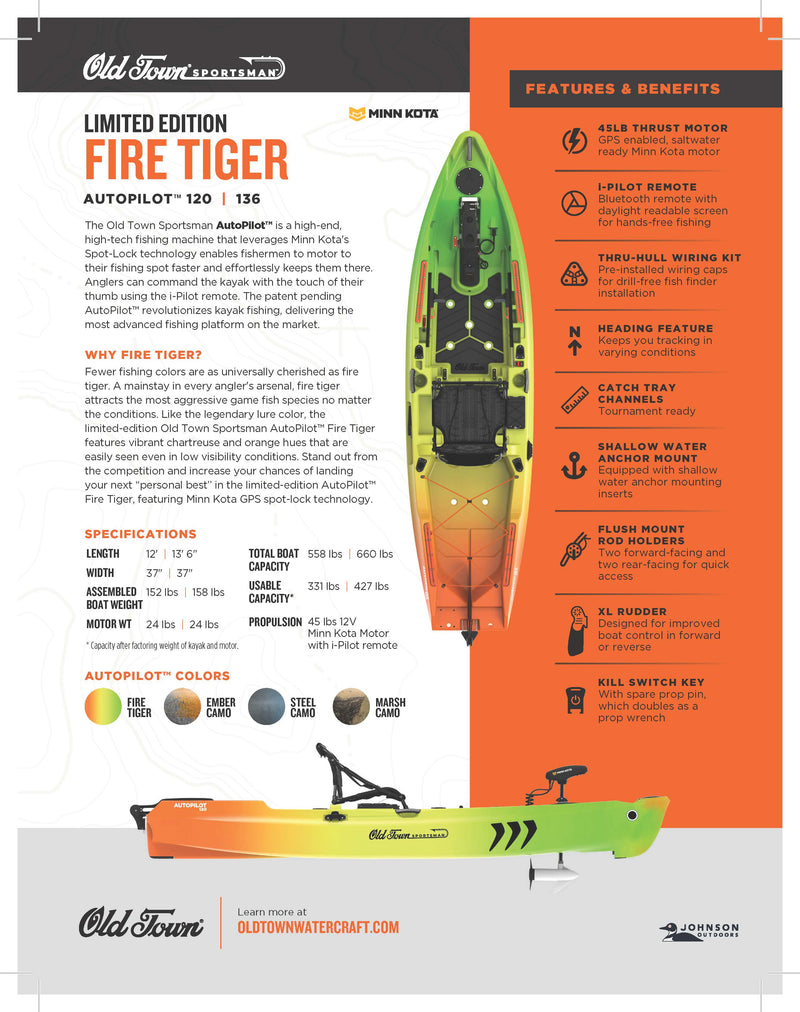 Sportsman Autopilot 120 Fire Tiger Special Edition