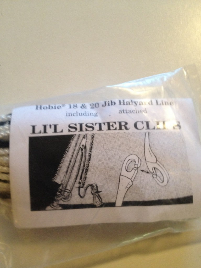 Li'L Sister Clips Hobie 18, 20 and 21 Jib Halyard Line
